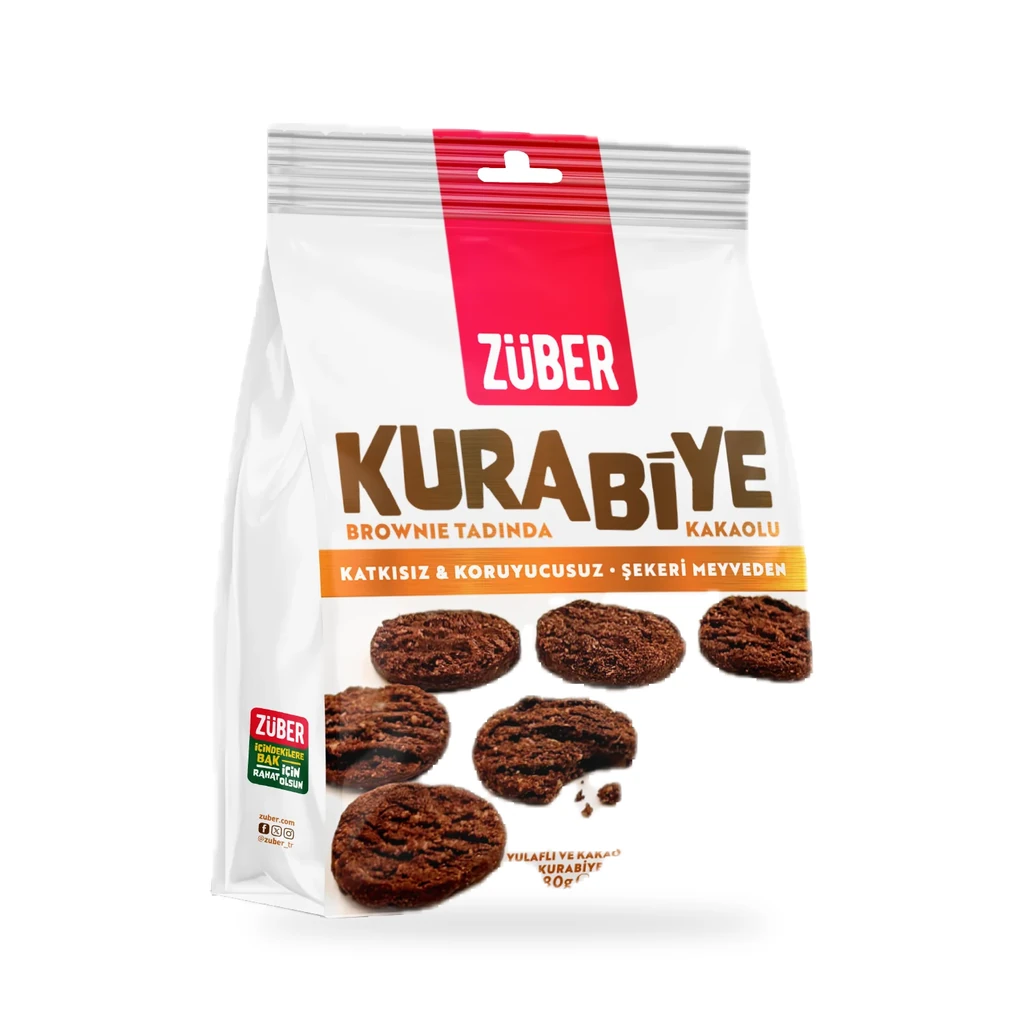Züber Brownie Kakaolu Kurabiye 80 g
