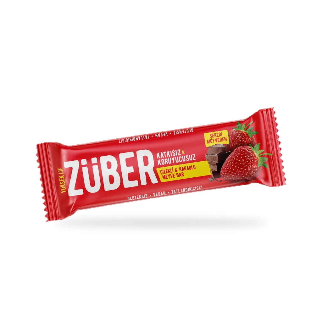 Züber Çilekli Kakaolu Meyve Bar 40 g