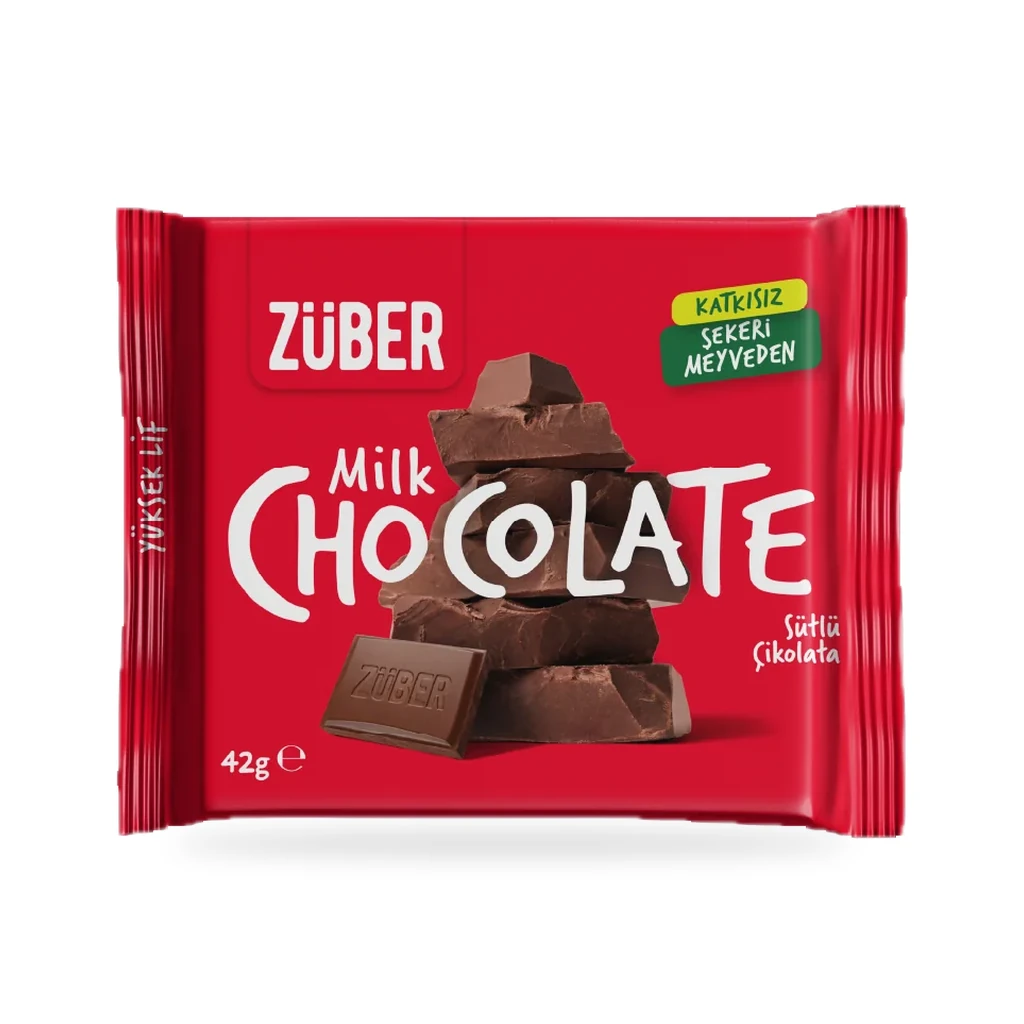 Züber Milk Chocolate Sütlü Çikolata 42 g