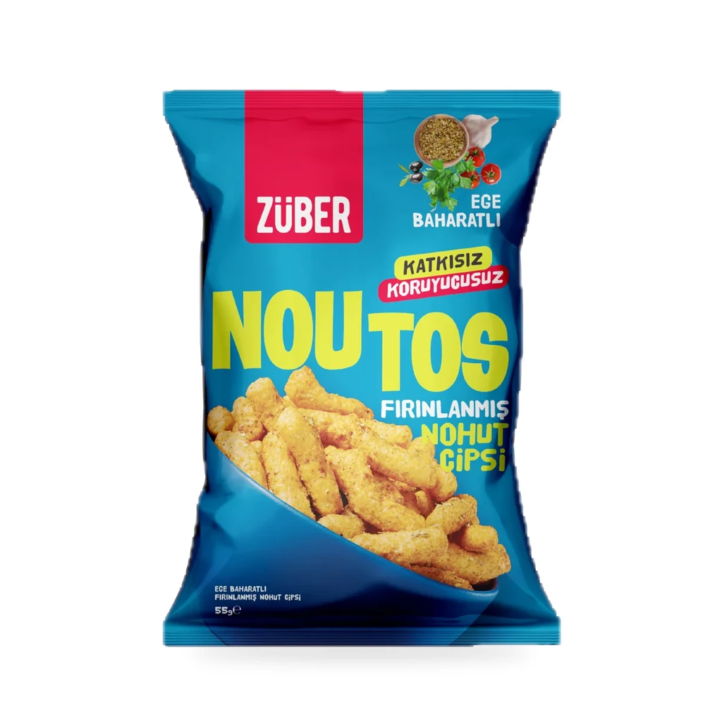 Züber Noutos Ege Baharatlı Nohut Cipsi 55 g
