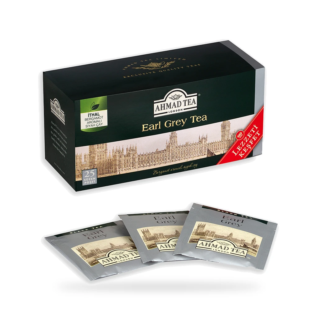 Ahmad Tea Earl Grey Bardak Poşet Çay 25'li 50 g