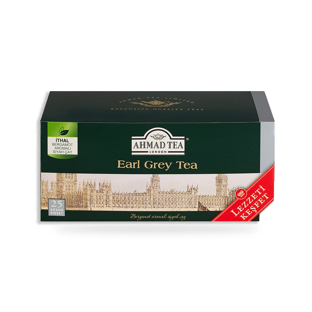 Ahmad Tea Earl Grey Bardak Poşet Çay 25'li 50 g