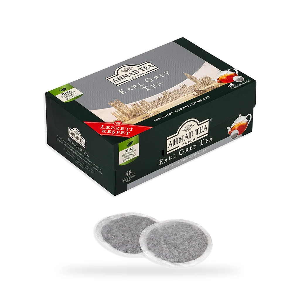 Ahmad Tea Earl Grey Demlik Poşet Çay 48'li 154 g