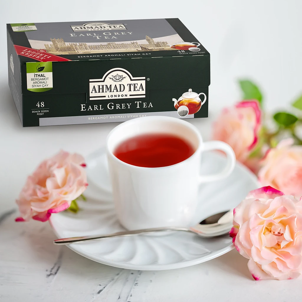 Ahmad Tea Earl Grey Demlik Poşet Çay 48'li 154 g