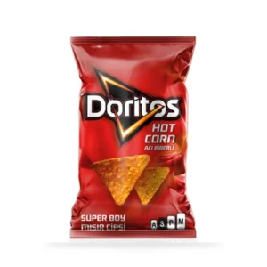 Doritos Hot Corn Acı Biberli Mısır Cipsi Süper Boy 109 g