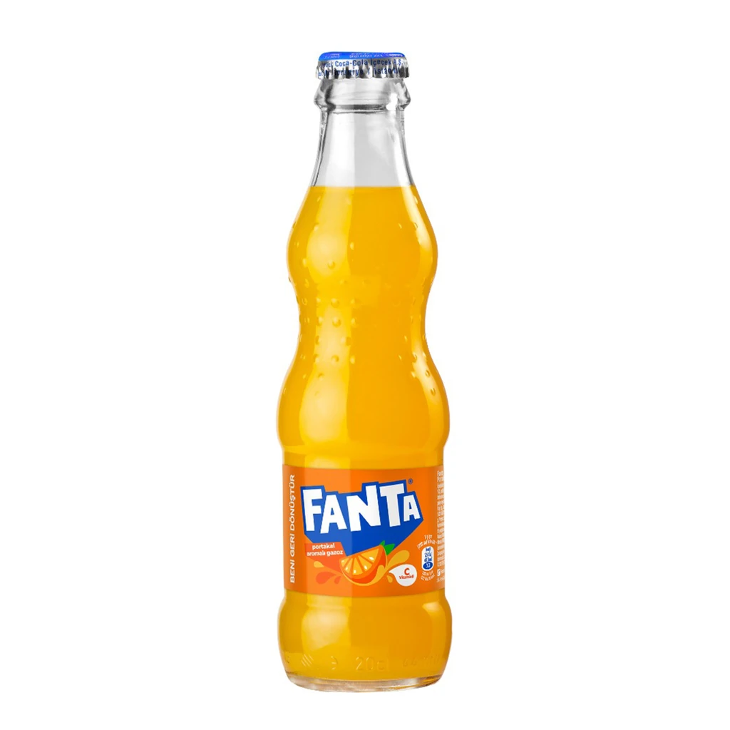 Fanta Portakal 200 ml Cam Şişe