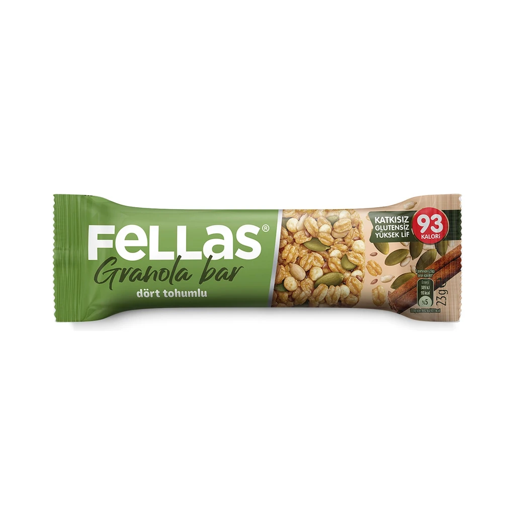 Fellas Granola Bar Dört Tohumlu 23 g