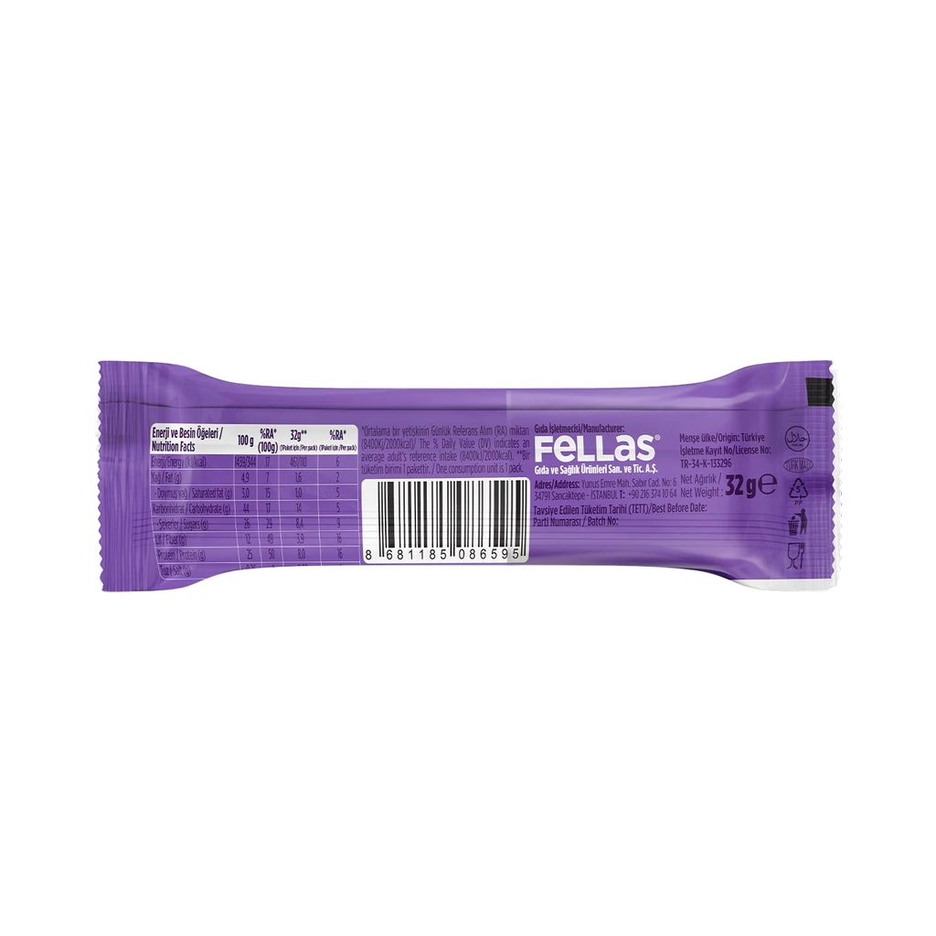 Fellas Protein Bar Duble Kakao 32 g