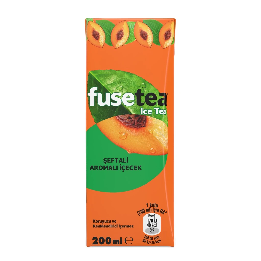 Fuse Tea Şeftali Aromalı Soğuk Çay 200 ml