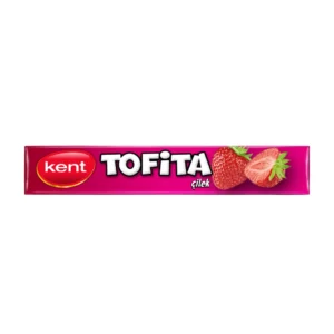 Kent Tofita Çilek Aromalı Toffe Şeker 47 g