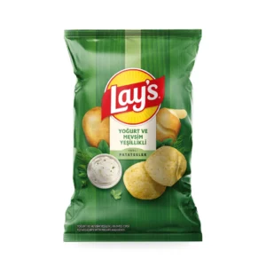 Lay's Yoğurt ve Mevsim Yeşillikli Patates Cipsi Süper Boy 100 g