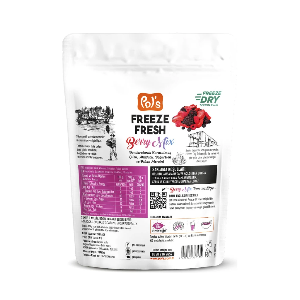 Pol's Freeze Fresh Berry Mix 16 g