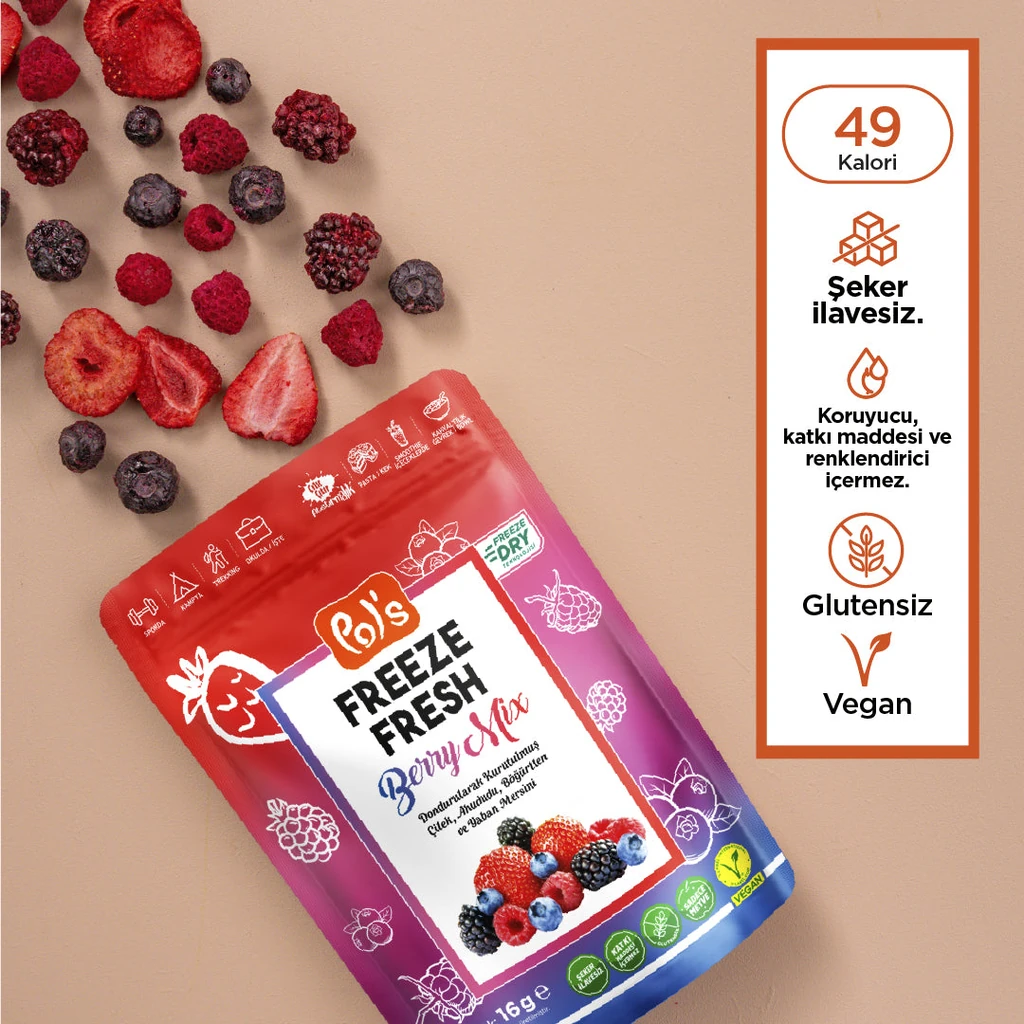 Pol's Freeze Fresh Berry Mix 16 g