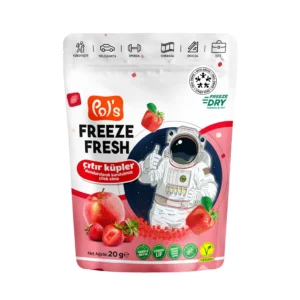 Pol's Freeze Fresh Çıtır Küpler Çilek & Elma 20 g