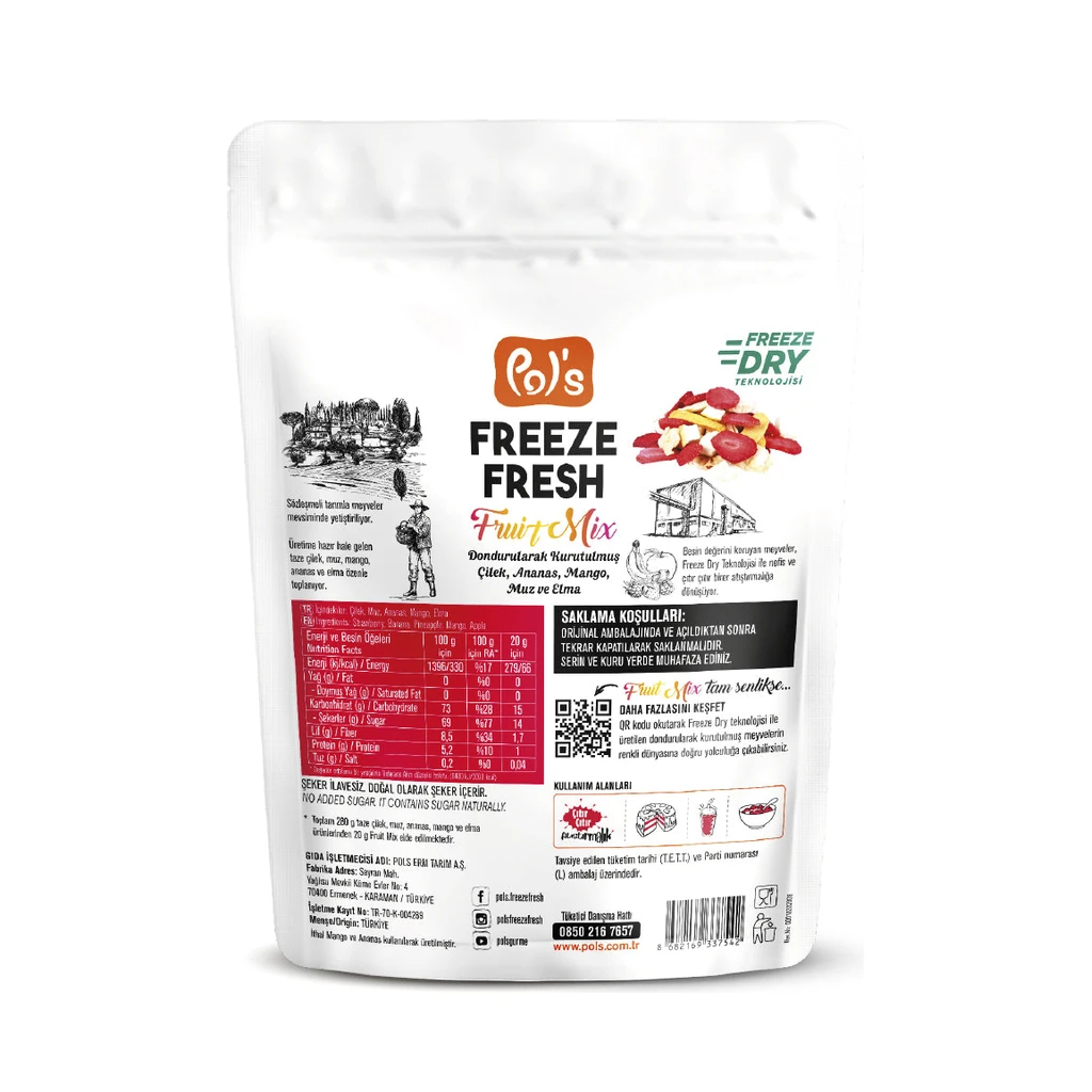 Pol's Freeze Fresh Fruit Mix 20 g