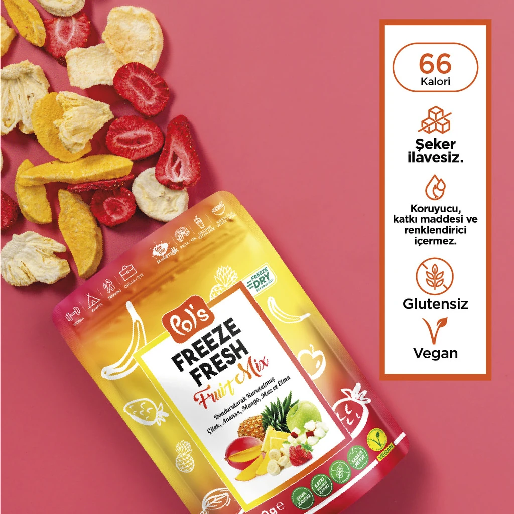 Pol's Freeze Fresh Fruit Mix 20 g