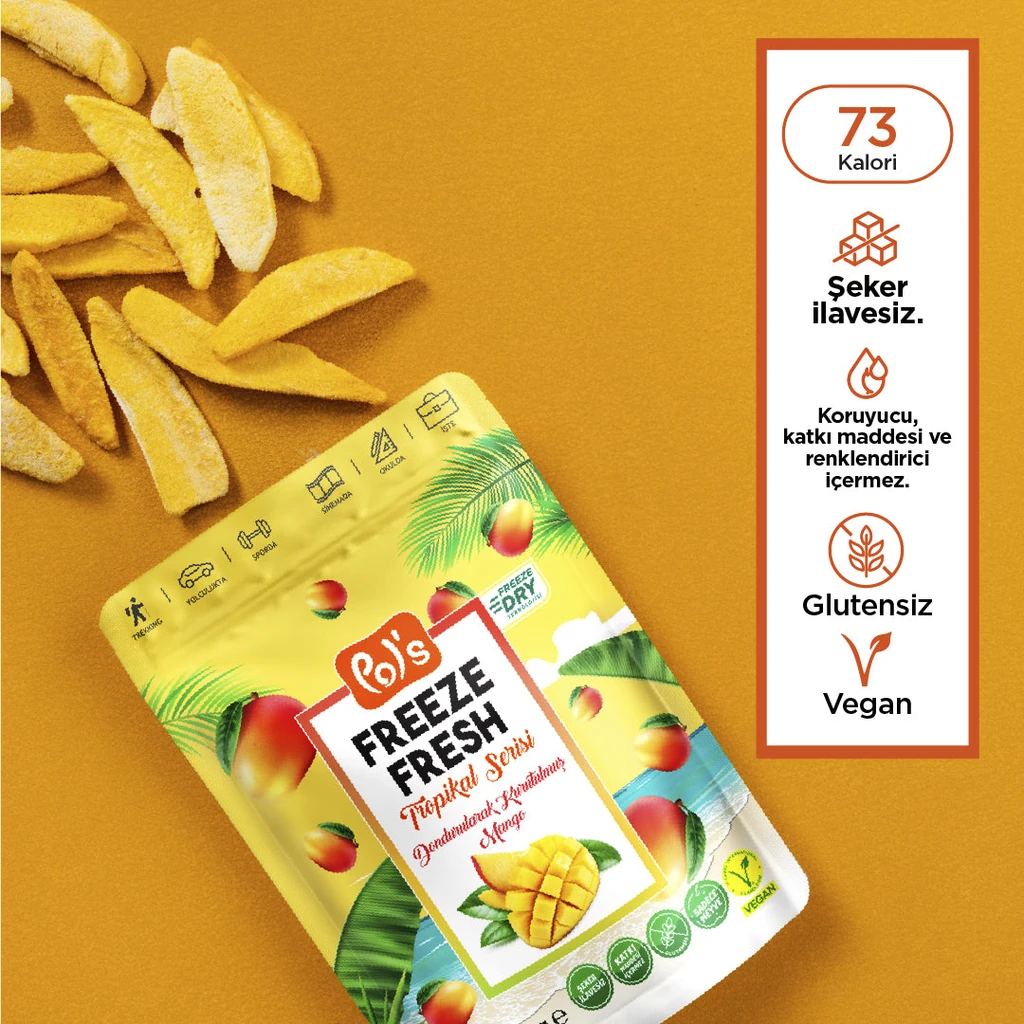 Pol's Freeze Fresh Tropikal Seri Mango 20 g