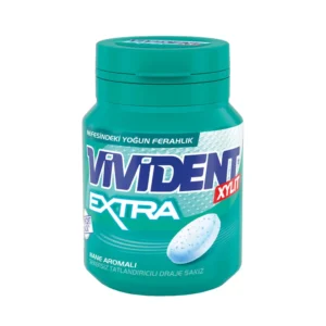 Vivident Xylit Extra Nane Aromalı Şekersiz Draje Sakız 66 g