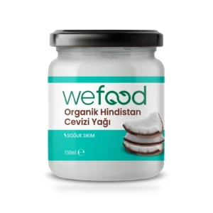 Wefood Organik Hindistan Cevizi Yağı 150 ml (Soğuk Sıkım)