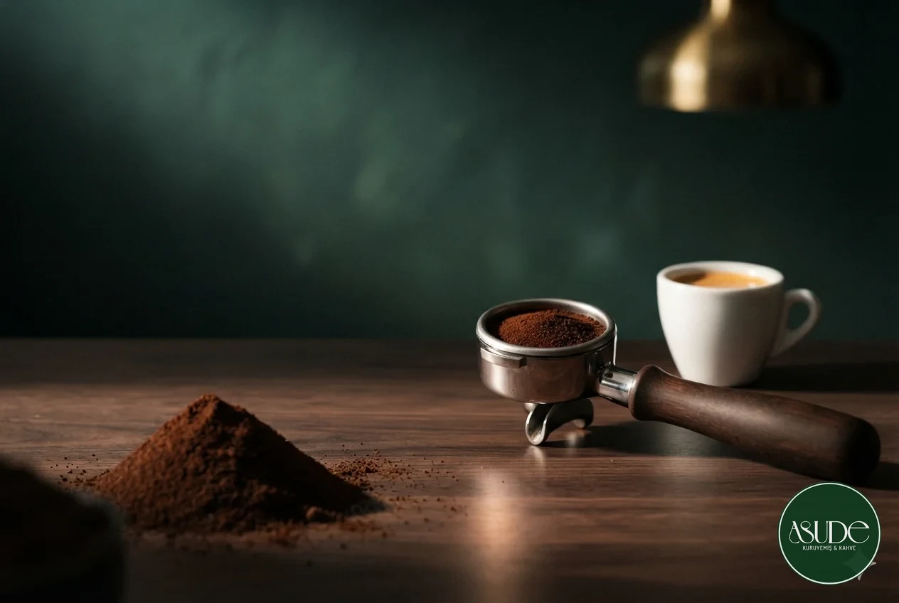 Espresso için Çok ince öğütüm — İnce tuz gibi