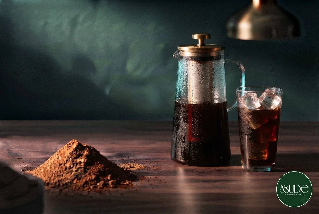 Cold Brew için Çok kalın öğütüm — Kırık karabiber gibi